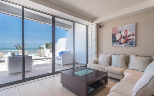 Touching the sand in one of the most exclusive beachfront properties.