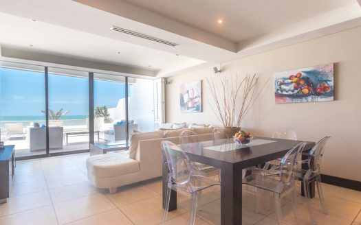 Touching the sand in one of the most exclusive beachfront positions on the Umhlanga Coast line. A beachfront property for those who demand the very best!!!