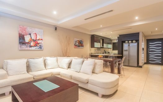 Touching the sand in one of the most exclusive beachfront properties.