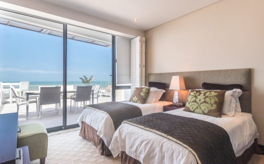 Touching the sand in one of the most exclusive beachfront properties.