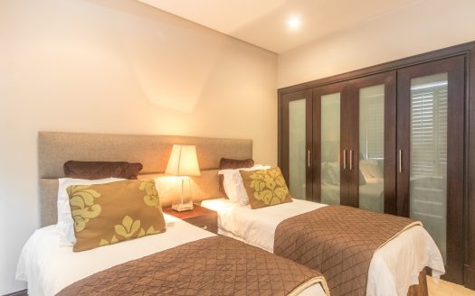 Touching the sand in one of the most exclusive beachfront properties.